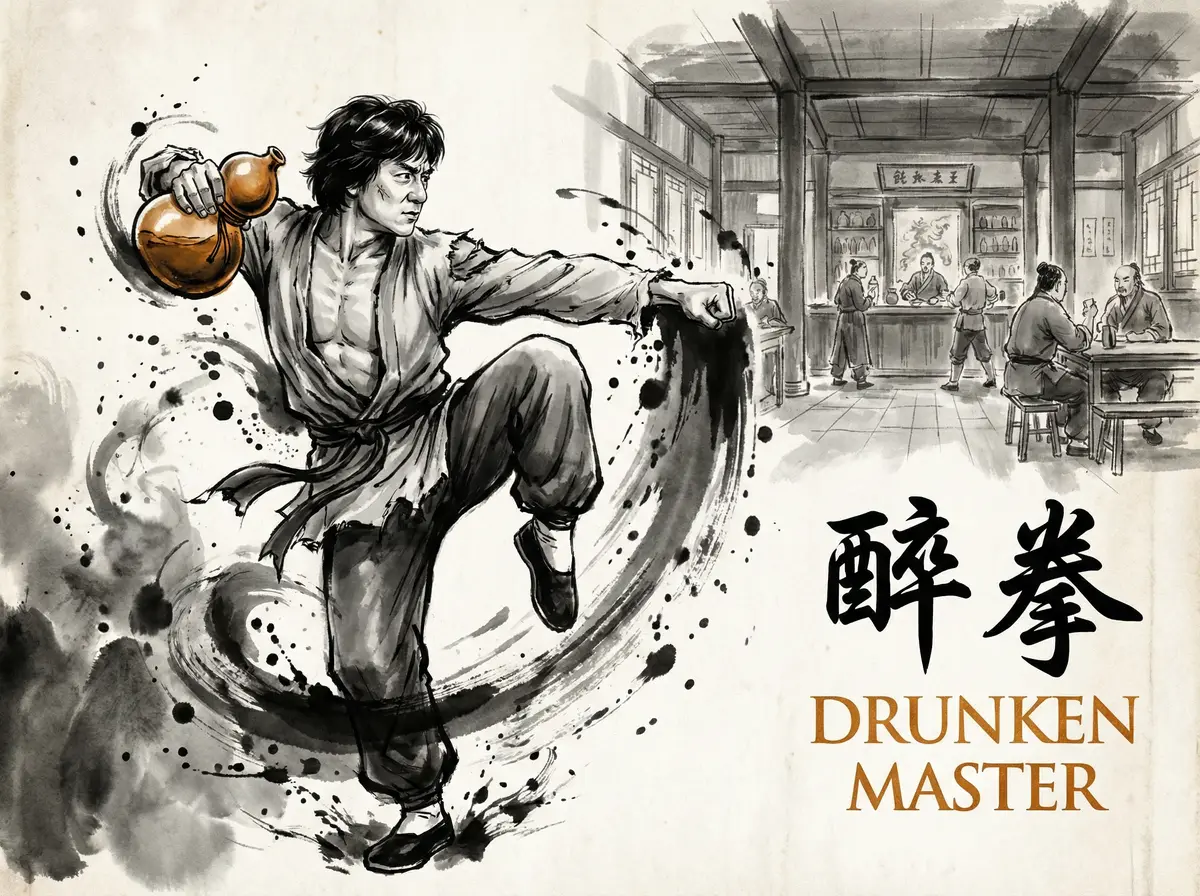 醉拳功夫电影海报 - 四虎视频 馆藏